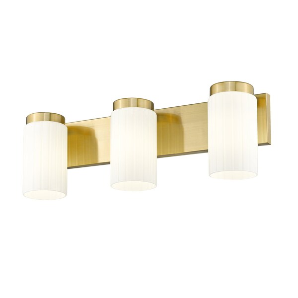 Burk 3 Light Vanity, 22.5in. W X 7.25in. H, Luxe Gold